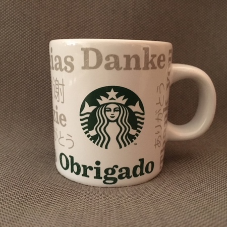 Starbucks City Mug 2016 Obrigado Demitasse