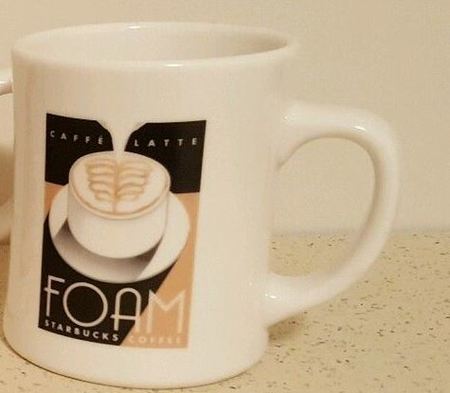 Starbucks City Mug Foam, caffe latte