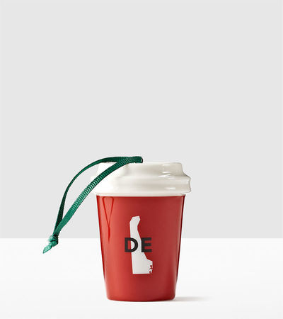 Starbucks City Mug Delaware State Ornament