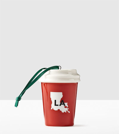 Starbucks City Mug Louisiana State Ornament