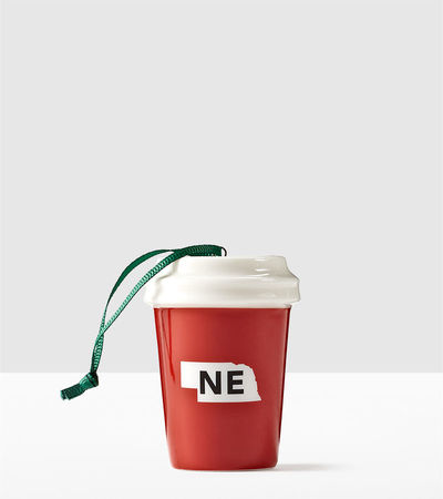 Starbucks City Mug Nebraska State Ornament