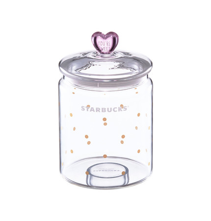 Starbucks City Mug 2017 Valentine's Day Heart Jar Canister