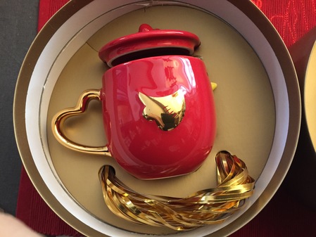 Starbucks City Mug 2017 CNY Red Rooster Mug