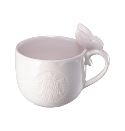 Starbucks City Mug Butterfly pink mug 237ml