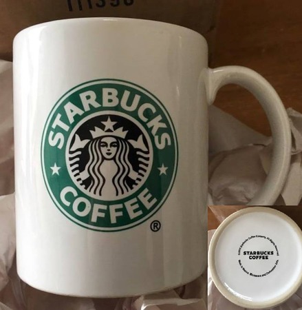 Starbucks City Mug Starbucks logo 16 oz, Made in Mexico, 2006/2010