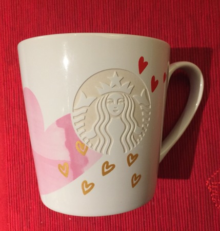 Starbucks City Mug 2017 Valentine's Day Etched Siren Mug