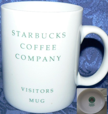 Starbucks City Mug Visitors mug 12oz-Seattle, Made in China, 3rd version, 1998