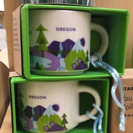 Starbucks City Mug You Are Here in Oregon Ornament
