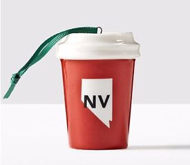 Starbucks City Mug Nevada State Red Dot Ornament