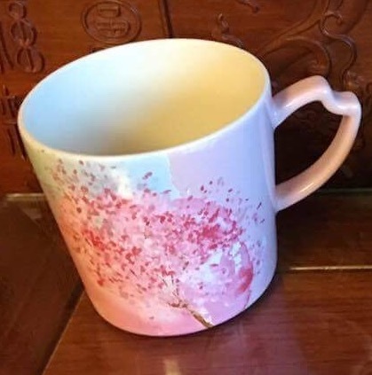 Starbucks City Mug 2017 Blossoming Cherry Trees Mug