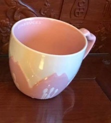 Starbucks City Mug 2017 White and Pink Cherry Blossom Mug