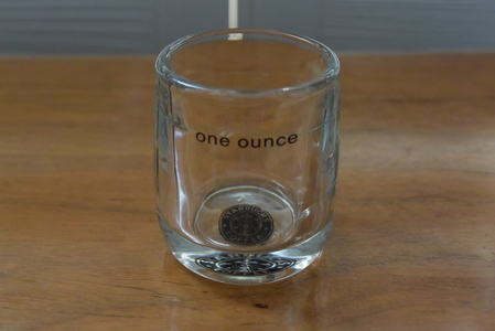 Starbucks City Mug Vintage Shot Glass Black Logo 'one ounce'