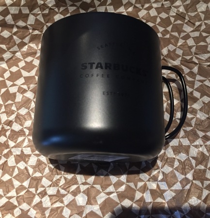 Starbucks City Mug 2017 Enamel Black Heritage Mug