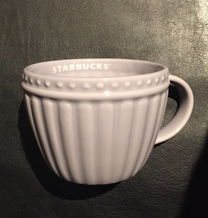 Starbucks City Mug 2017 Lavender Purple mug with spoon