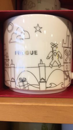 Starbucks City Mug 2017 Prague Xmas YAH