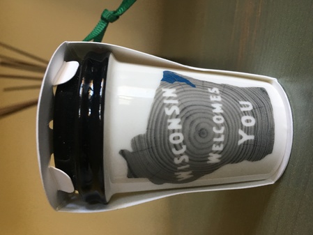 Starbucks City Mug 2017 Wisconsin ornament