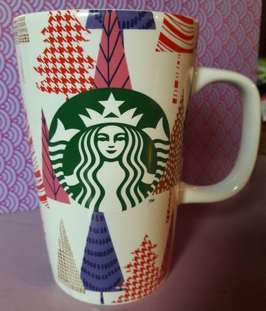 Starbucks City Mug 2017 Geo Trees Holiday mug 12 oz