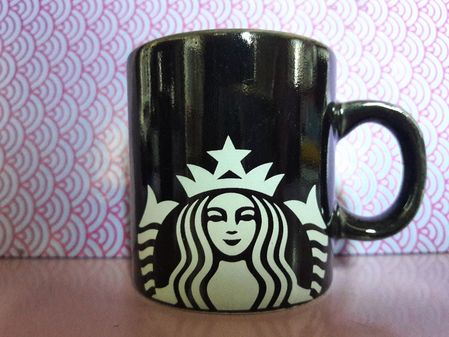 Starbucks City Mug 2016 Black Siren logo mini mug 3 oz made in BRAZIL