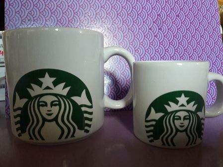 Starbucks City Mug 2016 White & Green Siren logo mini mug 3oz made in BRAZIL