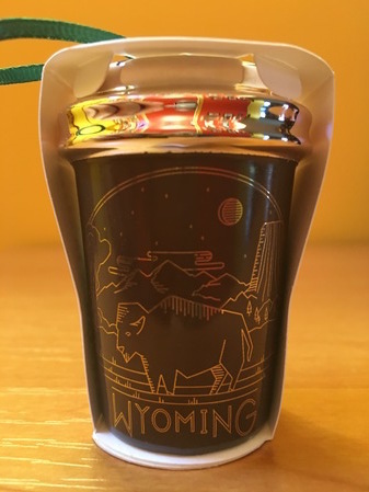 Starbucks City Mug 2017 Wyoming ornament