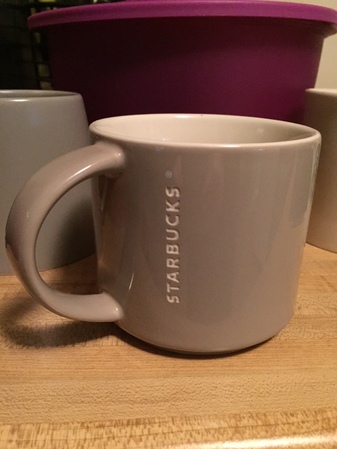 Starbucks City Mug 2013 Gray Stackable 14oz. Mug
