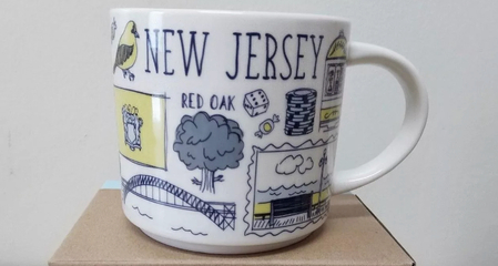 Starbucks City Mug Been There New Jersey