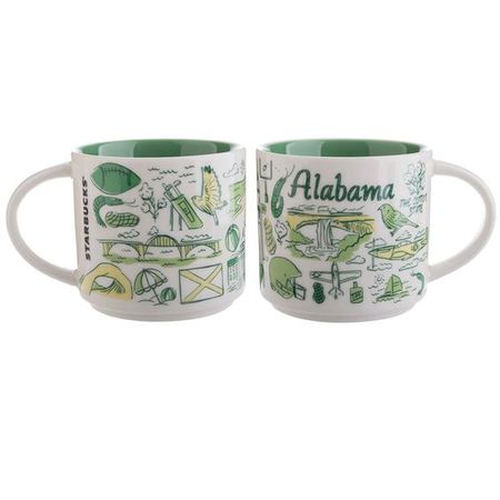 Starbucks City Mug Been There Alabama
