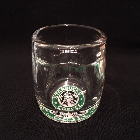 Starbucks City Mug Vintage Shot Glass Green Logo 1oz