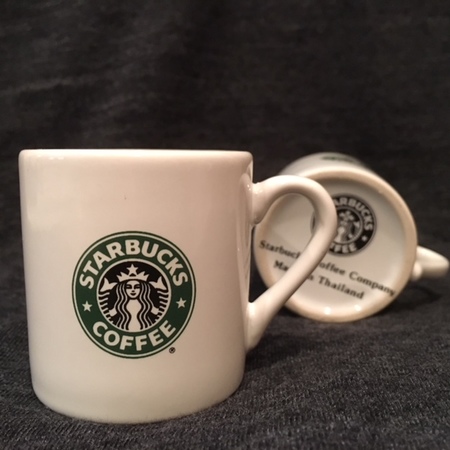 Starbucks City Mug 1995 Logo Demitasse 2oz