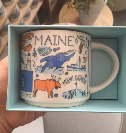 Starbucks City Mug Been There Maine