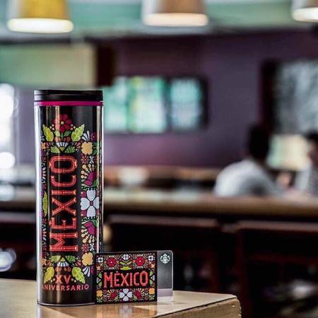 Starbucks City Mug 2017 Mexico 15th Anniversary Tumbler
