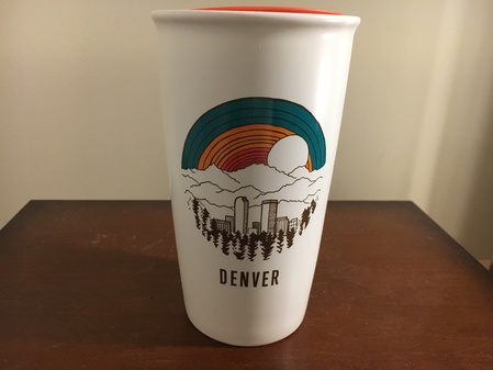 Starbucks City Mug 2017 Denver Double Wall Traveler