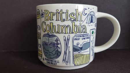 Starbucks City Mug Been There British Columbia