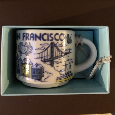 Starbucks City Mug San Francisco BTC ornament