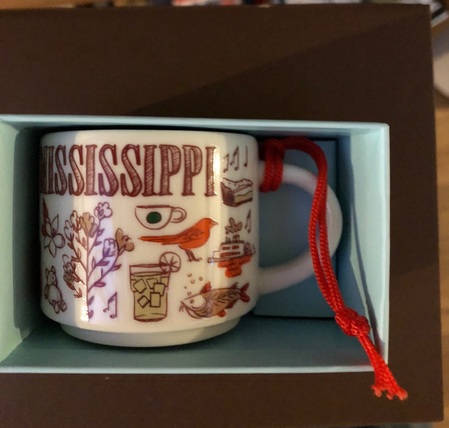Starbucks City Mug Mississippi BTC ornament