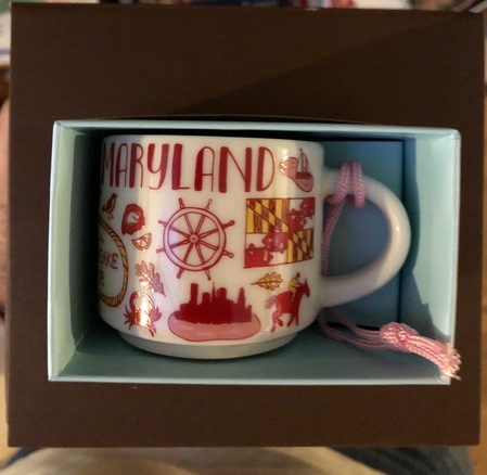 Starbucks City Mug Maryland BTC ornament