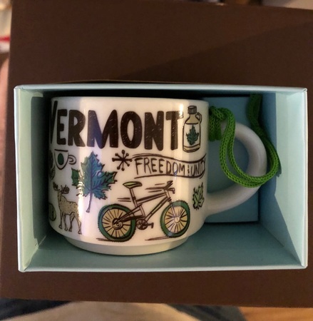 Starbucks City Mug Vermont BTC ornament
