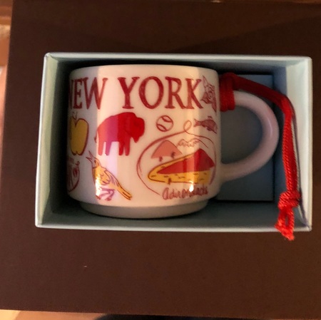Starbucks City Mug New York State BTC ornament