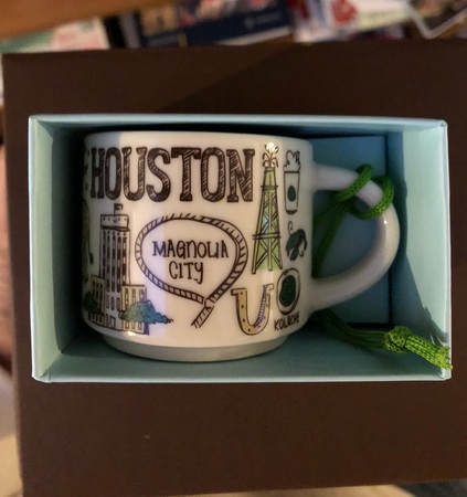 Starbucks City Mug Houston BTC ornament