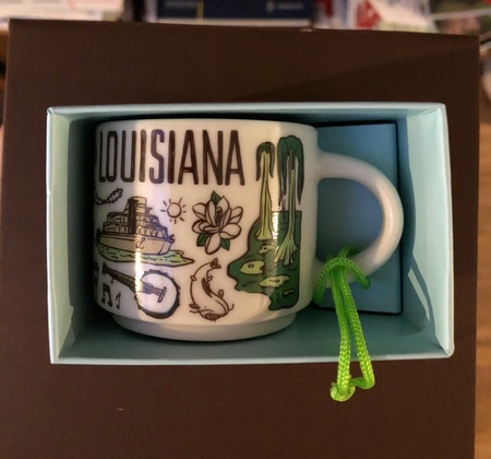 Starbucks City Mug Louisiana BTC ornament