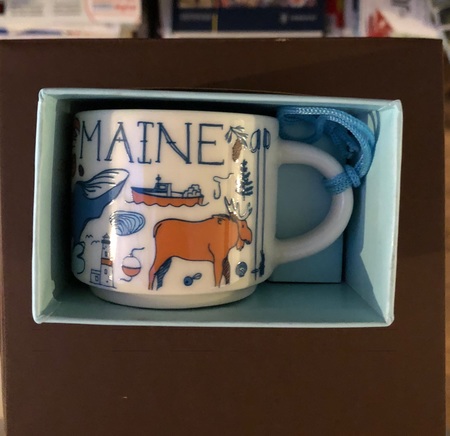 Starbucks City Mug Maine BTC ornament