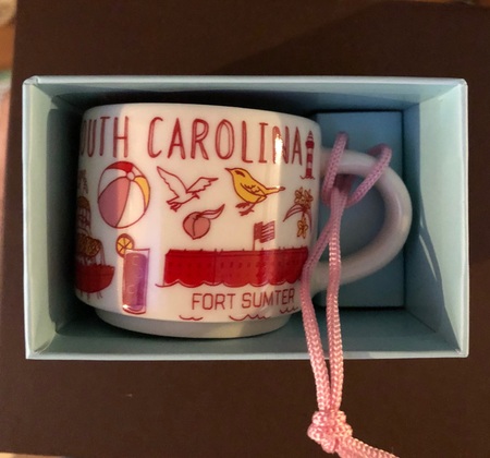 Starbucks City Mug South Carolina BTC ornament
