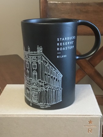 Starbucks City Mug 2018 Milano Reserve Roastery Limited Edition Mug-10 oz. Black