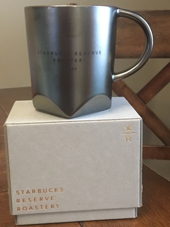 Starbucks City Mug 2018 Milano Reserve Roastery Limited Edition 16oz. Shiny Pewter Color