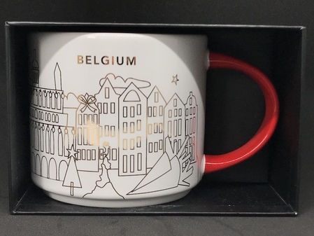 Starbucks City Mug Belgium YAH Christmas 2018