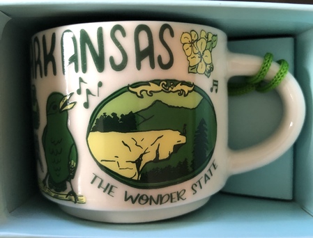 Starbucks City Mug Arkansas BTC ornament