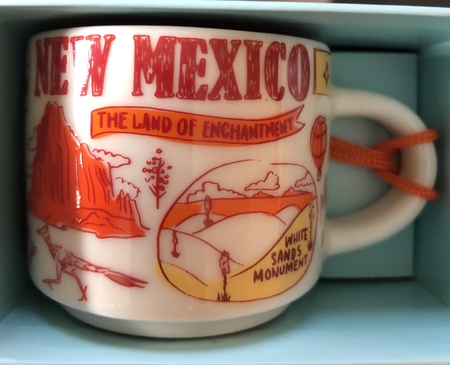 Starbucks City Mug New Mexico BTC ornament