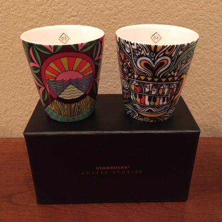Starbucks City Mug 2018 Coffee Stories Demitasse 3 & 4 Set