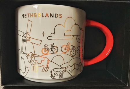 Starbucks City Mug The Netherlands YAH Christmas 2018