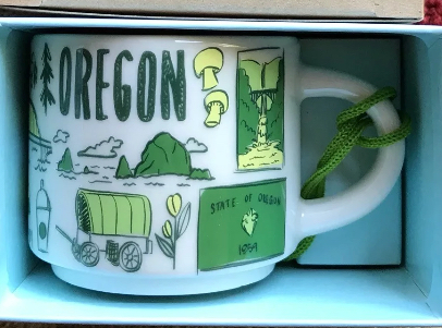 Starbucks City Mug Oregon State BTC ornament